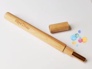 Smoothie/Bubble/boba tea Reusable Straw with FREE Wooden Case