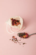Load image into Gallery viewer, Reusable Organic Cotton Muslin Tea Bags with drawstring Pack of 5