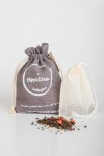 Load image into Gallery viewer, Reusable Organic Cotton Muslin Tea Bags with drawstring Pack of 10